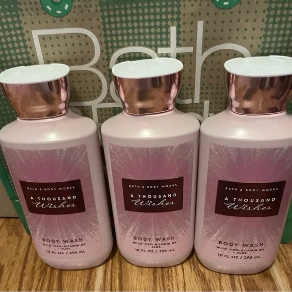 Bath & Body Works A Thousand Wishes Body Wash bath gel 3 bottles - Picture 1 of 2